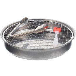 Grill Camping Portable Barbecue Charcoal Disposable Mini Outdoor Rack Bbq 240409
