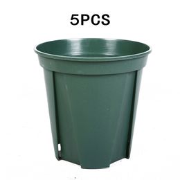 5 Pcs/Pack Plastic Grow Box Flower Pot Breathable Succulent Nursery Plant Pot Root Control Transplant Plant Container