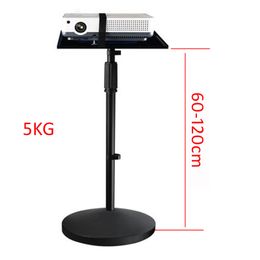 T3-60120 20kg 5KG 600-1200MM height adjustable universal projector tripod stand laptop floor holder with tray 34*24cm big base