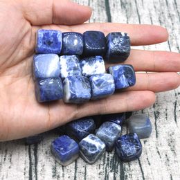 Natural Blue Sodalite Gravel Specimen Size Irregular Tumbled Stone Reiki Healing Crystal Quartz Mineral Home Aquarium Decoration