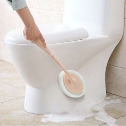 Long Handle Brush Eraser Magic Sponge Diy Cleaning Sponge For Dishwashing Kitchen Toilet Bathroom Wash Cleaning Tool Accessories