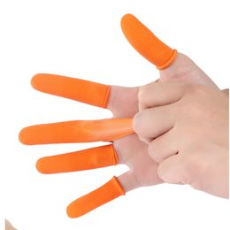 100Pcs Antislip Fingertips Gloves Latex Rubber Multifunctional Finger Cutter Protector For Kitchen Accessories Tool S/M/L Size