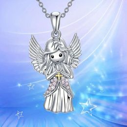 New Fashion Japanese and Korean Angel Wings Beautiful Little Girl Necklace Jewelry