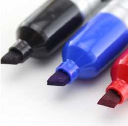 Sharpie King Size Permanent Markers 5-8mm Chisel Tip Black Blue Red for Work Industrial Plastic Wood Stone Foil Metal Leather