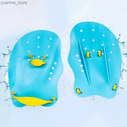 Diving Accessories 1 Pair Useful Palm Flippers Eco-friendly Improve Swimming Speed Comfortable Hands Feeling Adult Children Palm Flippers Y240410