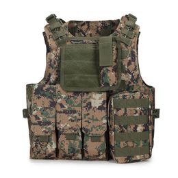 Military Combat Airsoft Paintball Equipment Amphibious Tactical Hunting Shooting Outdoor CS Men's Vest