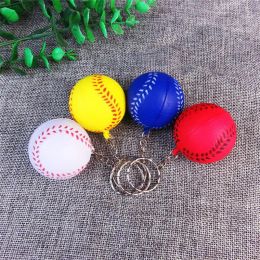 Mini Basketball Keychain Colorful Ball Pendant Sports Fans Souvenir Pendant Keychain Ornaments Small Football Key Holder