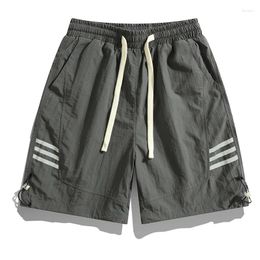 Mens Shorts Summer Men Casual Striped 2024 Sportswear Sweatpants Jogger Male Qicky Dry Boardshorts