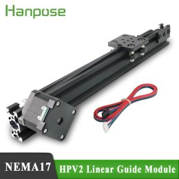 NEW Openbuilds HPV2 Mini V linear actuator Effective travel 200mm Linear module with NEMA17 stepper motor for Reprap 3D printer