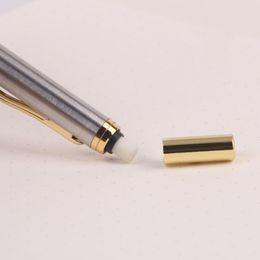 0.5mm Commercial Metal Ballpoint Pen Mechanical Pencil Automatic Pens Writing Drawing School Supplies Stationery R66F