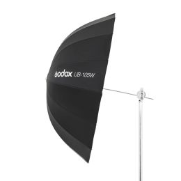 Godox UB-105W UB-105S 105cm Parabolic Black White / Sliver Reflective Umbrella Studio Light Umbrella with Diffuser Cover Cloth