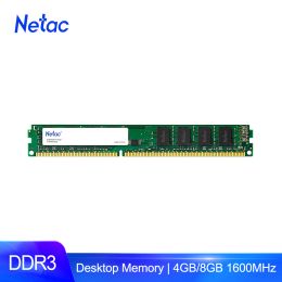 RAMs Netac DDR3 Ram Memory 8gb 4gb ddr3 1600mhz 240pin Memoria Module Computer Desktop PC 1.5V High Performance