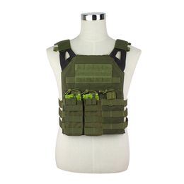 Military Double/Triple Molle Magazine Pouch +Tactical Airsoft JPC Vest Hunting Outdoor Protective Lightweight Vest