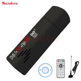 Stick Digital USB2.0 USB TV Stick Dongle FM DAB DVBT RTL2832U+R860 for SDR TV Tuner Receiver Recorder With Antenna For Laptop PC