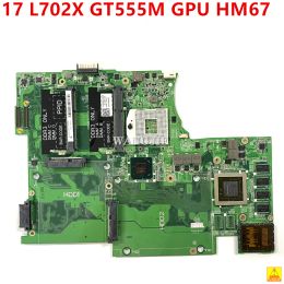 Motherboard Refurbished For DELL XPS 17 L702X Laptop Motherboard GT555M GPU HM67 With CN0P4N30 0P4N30 P4N30 DAGM7MB1AE0 100% Fully Tested