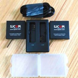 Accessories New Original SJCAM SJ8 Series 1200mAh Battery Charger Dual Charging Case Power for SJ8 Pro/ Plus/ Air Actioin Camera Accessories