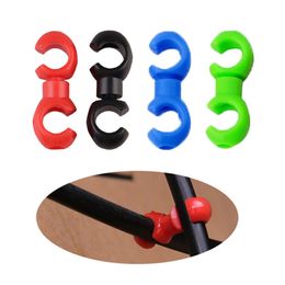 10pcs Bicycle MTB Brake Cable S Style Clips Buckle Hose Guide MTB Bike Cross Line Clips Cycling Riding Equipment