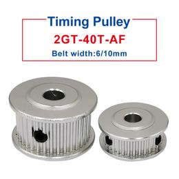 GT2-40T pulley wheel Inner Bore 5/6/6.35/7/8/10/12 mm Aluminium Pulley width 7/11 mm Match With 6/10mm Timing Belt For 3D Printer