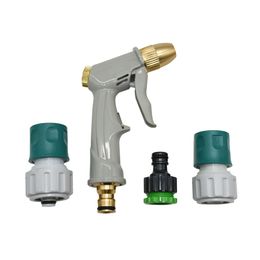 High Pressure Garden Water Spray Gun Kit Gardening Sprayer Water Hose Jet Household Car Washing Guns Yard Watering Sprinkle 1Set