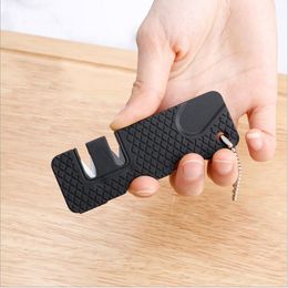 Ceramic Multipurpose Keychain Whetstone Carbide Knife Pocket for Kitchen Accessories Diamond Tool Scissor Sharpen Fish Sharpener