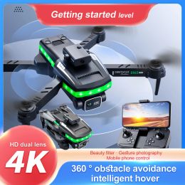 Drones 4K drone with camera remote control Mini drone Fouraxis optical flow positioning drone USB charging obstacle avoidance drone