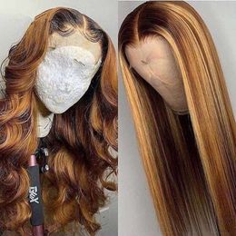 Fashion wig womens gradient long straight hair rose net chemical fiber wig headgear