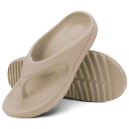 Comwarm Summer Flip Flops Women EVA Soft Bottom Indoor Home Slides Sandals Light Beach Shoes Male Bathroom Slippers sandales 240328
