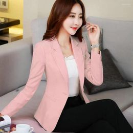 Women's Suits Ladies Suit Jacket Super Soft Female Coat Fine Stitching Slim Fit Korean Streetwear