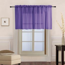 Grey Sheer Tulle Bedroom Valance Short Curtain For Living Room Kitchen Window Drapes Cafe Rainbow Transparent Tulle Curtains