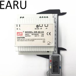 Din rail power supply 60w 24V power suply 24v 60w ac dc converter dr-60-24 good quality OEM