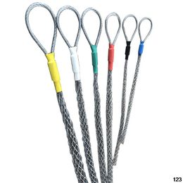 Cable Pulling Grip Sock Kit Heavy Duty Mesh Puller Metal Galvanizing Pulling Grip Flexible Eye Mesh Rope Anti-rust