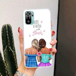 Girls Best Friends For Xiaomi Redmi 10 12 10A 10C 12C 9 9A 9C 9T Phone Case 8 8A 7 7A 6 6A S2 K20 K30 K40 Pro Cover Coqueever