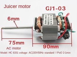 Copper wire soymilk motor accessories soymilk motor universal AC 220V motor thick shaft thin shaft juicer motor