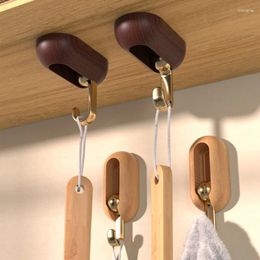 Hooks 4pcs Punch-Free Hook Self-adhesive Wall Hanging Strong Load-Bearing Kitchen Bathroom Storage Hallway Key Holder