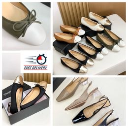 2024 With Box Top Quality Designer Sandals Luxury Slippers Womens Crystal Heel Bowknot Dancing Room GAI Platform Size 35-39