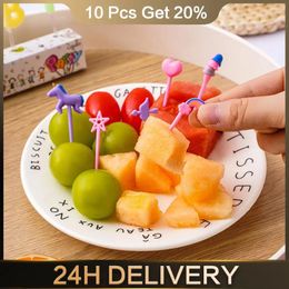 Forks Fruit Fork Unique Design Environmentally Friendly Material Cake Decorating Pleasure Cartoon Cute And Elegant