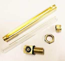 1/4" 3/8" 1/2" BSP M12 M14 Brass Oil Liquid Level Indicator Sight Glass Gauge Lathes