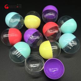 50Pcs Diameter 47x56MM 1.85*2.2Inch Plastic PP+PS Empty Toy Capsules Surprise Ball For Vending Machine Can Filled With Toys Kids