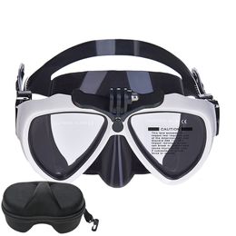 Diving Anti-fog Mask Scuba Dive Snorkel Swimming Googgles Tempered Glasses for GoPro Hero 9 8 7 6 5 4 Max Osmo Action