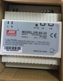 MEAN WELL DR 15W 30W 45W 60W DR-15 DR-30 DR-45 DR-60 -5 -12 -15 -24 DR-100-24 Single Output Industrial DIN Rail