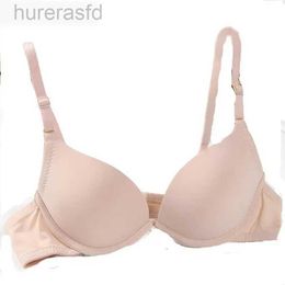 Bras Beige color boost chest women bra support chest brassiere push up bra thin cup lovely sexy bra top small chest sexy women bra 240410