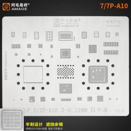 BGA Reballing Stencil Template for iPhone 5s 6 6s 7 8 X XS XSMax 11 12 13 14 Serie IF CPU WIFI Power NAND IC Chips Solder