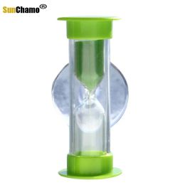 360-inch rotating hourglass for children, 3-minute shower timer, multicolor, glass clock, teeth gadget, creative, set of 3 parts