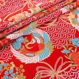 Designer satin fabric brocade jacquard clothing fabrics sewing cheongsam kimono for DIY patchwork seam garment material