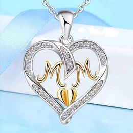 New Fashion Personality MOM Mom Love Pendant Women's Jewellery Mother's Day Necklace