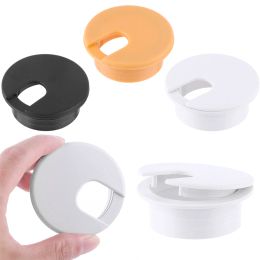 35/50mm Wire Hole Covers Computer Grommet Desk Cable Hole Cover Cable Outlet Port Cap Furniture Line Tidy Storage Holder Tools