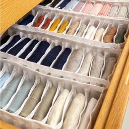 Underwear bra storage box 6/7/11 lattice storage box drawer closet storage box underwear scarf socks bra tie drawer divider