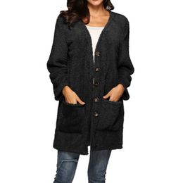 Maternity Coat Maternity Clothes Single-Breasted Double-Faced Fleece Warm Mid-Length Cardigan Jacket Women's Clothing Plus Size