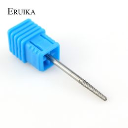 ERUIKA Tungsten Carbide Burrs Nail Drill Bit Milling Cutter for Manicure Remove Nail Gel Bur Electric Drill Machine Accessory