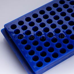 1PC Lab 96holes Plastic 0.5ml / 1.5ml / 2ml Double Side Reversible Different Holes Pipe Holder Centrifuge Tube Rack